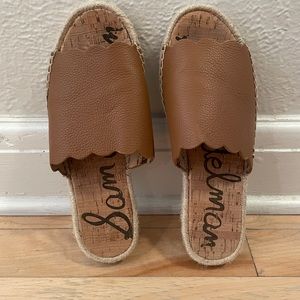 Sam Edelman leather slides